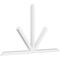 Ekena Millwork Saratoga Architectural Grade PVC Gable Bracket, 108"W x 63"H x 4"D x 4"F, 14/12 Pitch GBP108X63X0404SAR00 - alternate 1